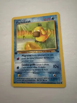 Psyduck 53/62 1st Edition - Fossil Set 1999 french psykokwak WOTC Pokemon Card - Image 1