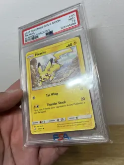 Pokemon Burning Shadows Pikachu Card #40 PSA 7.5 - Image 3