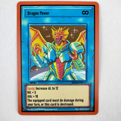 Eternal Dragon + Dragon Power LEGENDARY Cards Ward Card Game TCG 2nd Ed Gen 1 NM - Image 3