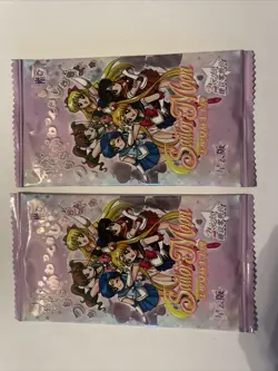 2 X Sailor moon 🌙 - Trading Card Game TCG Booster Pack Anime Manga Kawaii New - Image 1