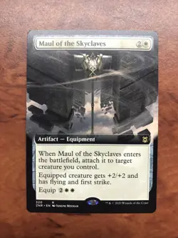 Maul of the Skyclaves Extended Borderless MTG Magic Gathering Card NM Mint ZNR - Image 1