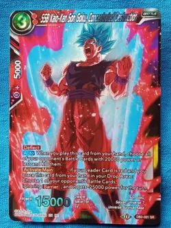 Dragonball Super Cards - SSB Kaio-Ken Son Goku, Concentra - DB2-001 - Near Mint! - Image 1