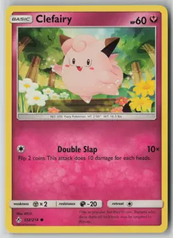Clefairy 132/214 Pokemon Unbroken Bonds Common Near Mint Card (NM) 1 - Image 1