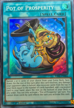Pot of Prosperity - RA01-EN066 - Super Rare - Yugioh TCG Card - Image 1