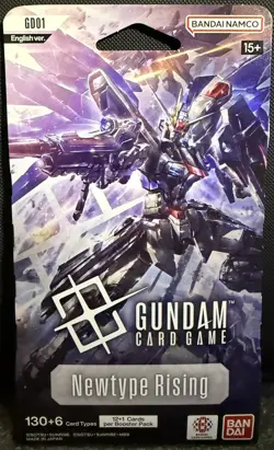 Gundam Card Game Newtype Rising Sleeved Booster Packs Lot of 4 Sealed GD01 - Image 3
