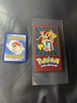 2000 TOPPS ASH 2 OF 5 SERIES 2 TV ANIMATION TIN TOPPER POKEMON CARD - Image 3