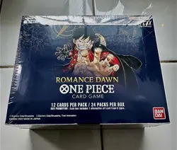 One Piece Card Game Romance Dawn Booster Box OP-01 (White Bottom) *NEW & SEALED* - Image 1