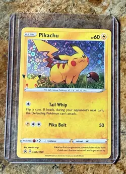 Pikachu SWSH039 Black Star Promo 2020 Holo Rare Pokemon Card TCG - Image 1
