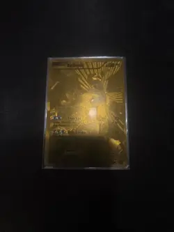 Pokemon Zekrom Gold Secret Rare Full Art Card 115/113 Legendary Treasures Series - Image 1