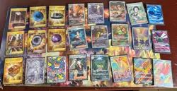 Pokemon 24 Illustration, Full Art ex & golds cards lot - Image 1