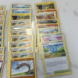 Pokemon TCG Lot - 41 Cards - Pokemon GO- See Photos (Bidoof) - Image 3