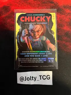 MTG Chucky - Kardur, Doomscourge FOIL Secret Lair Drop #1807 - Image 1