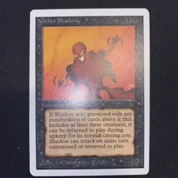English - MTG Nether Shadow - LP - Unlimited Edition - Image 1
