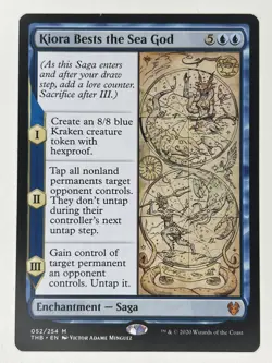 Kiora Bests the Sea God M Theros Beyond Death 52 NM - Image 1