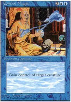 MTG Control Magic, Fourth Edition, Heavily Played, English - Image 1