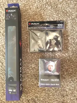 UltraPro Deck Box + Mat + Sleeves Magic the Gathering MTG Final Fantasy Y’shtola - Image 1