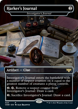 Harker's Journal | Investigator's Journal (Dracula) Innistrad: Crimson Vow PLD - Image 1