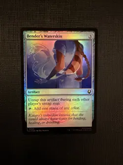 MTG Bender's Waterskin Foil Avatar: The Last Airbender # 255 NM - Image 1