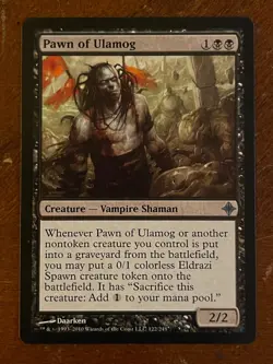 MTG Magic the Gathering Pawn of Ulamog Rise of the Eldrazi NM - Image 1