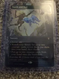 Tooth and Nail (Borderless) Commander Masters Foil - Image 1