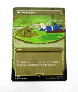 MTG Reflecting Pool 1535 Borderless Fallout Secret Lair - Image 1
