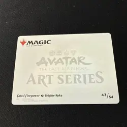 Fated Firepower - MTG Avatar: The Last Airbender - Art Series 43/54 GOLD stamped - Image 2