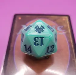 Theros: Beyond Death - Pearlescent Teal Large d20 - Countdown Di - Magic MTG - Image 1