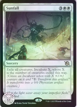 MTG Sunfall (40) | NM Foil | March of the Machine {MOM} - Image 1