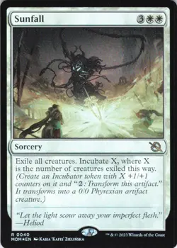 MTG Sunfall (40) | NM Foil | March of the Machine {MOM} - Image 2