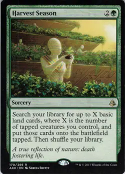 MTG Harvest Season (170) | LP | Amonkhet {AKH} - Image 1