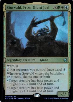 MTG Storvald, Frost Giant Jarl (55) | NM Foil | Adv Forgotten Realms {AFC} - Image 2