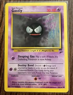 Pokemon TCG Base Set 2 LOT OF THREE CARDS: Gastly Diglett And Weedle - Image 1