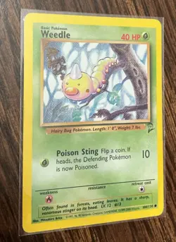 Pokemon TCG Base Set 2 LOT OF THREE CARDS: Gastly Diglett And Weedle - Image 3