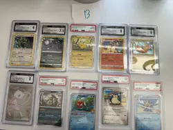 10 PSA CGC Graded Pokemon Lot Umbreon Charizard McDonald’s Pikachu Upc Promo - Image 1