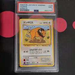 PSA 9 Pokemon 1998 Japanese Vending Series III 3 Tauros #128 - Image 1