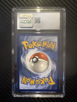 2025 POKEMON PRISMATIC EVOLUTIONS MASTER BALL HOLO #74 EEVEE CGC 9 - Image 2