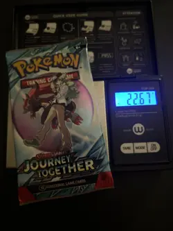 Heavy! Over 22.67 Gram Pokemon Journey Together Booster Pack Sealed - Image 1