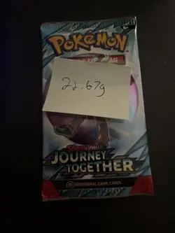 Heavy! Over 22.67 Gram Pokemon Journey Together Booster Pack Sealed - Image 4