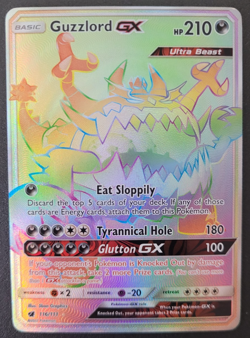 Pokemon Sun & Moon Crimson Invasion Guzzlord GX 116/111 Secret NM/M Condition - Image 1