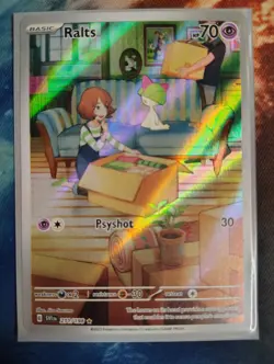 Pokemon TCG Ralts 211/198 Illustration Rare Scarlet & Violet - NM - Image 1