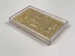 1999 CHARIZARD #06 Gold Bar Limited Edition Pokemon with Authenticity and Case - Image 3