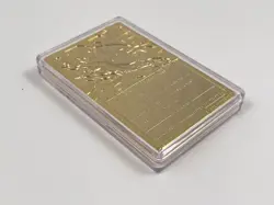 1999 CHARIZARD #06 Gold Bar Limited Edition Pokemon with Authenticity and Case - Image 5