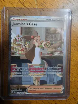 Pokemon TCG Jasmine's Gaze Full Art Holo Trainer Surging Sparks #245/191 - Image 1
