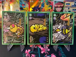 13-15 Beedrill Kakuna Weedle Cracked Ice Holo Pokemon Safari 2025 Peru Us Seller - Image 1