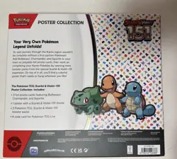 NEW Pokemon Scarlet And Violet 151 Poster Collection Box - Image 4