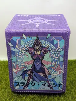 Deck Box Yugioh Black Magician Felt Leather Purple 100+ Card Dark Reserved - Image 2