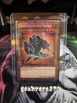 Yu-Gi-Oh! Gearfried the Iron Knight BLMM-EN004 (Starlight Rare) 1st Edition NM - Image 1