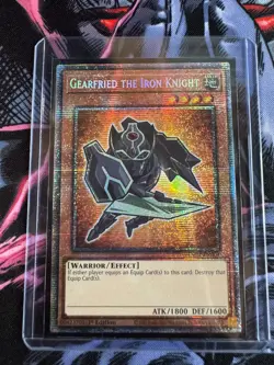 Yu-Gi-Oh! Gearfried the Iron Knight BLMM-EN004 (Starlight Rare) 1st Edition NM - Image 4