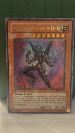 Evil HERO Malicious Edge (UTR) GLAS-EN003 Gladiator's Assault 1st Edition for sale online - Image 1