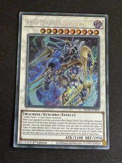 Arms Of Genex Return Zero - YuGiOh! BLTR-EN009 Secret Rare NM - Image 1